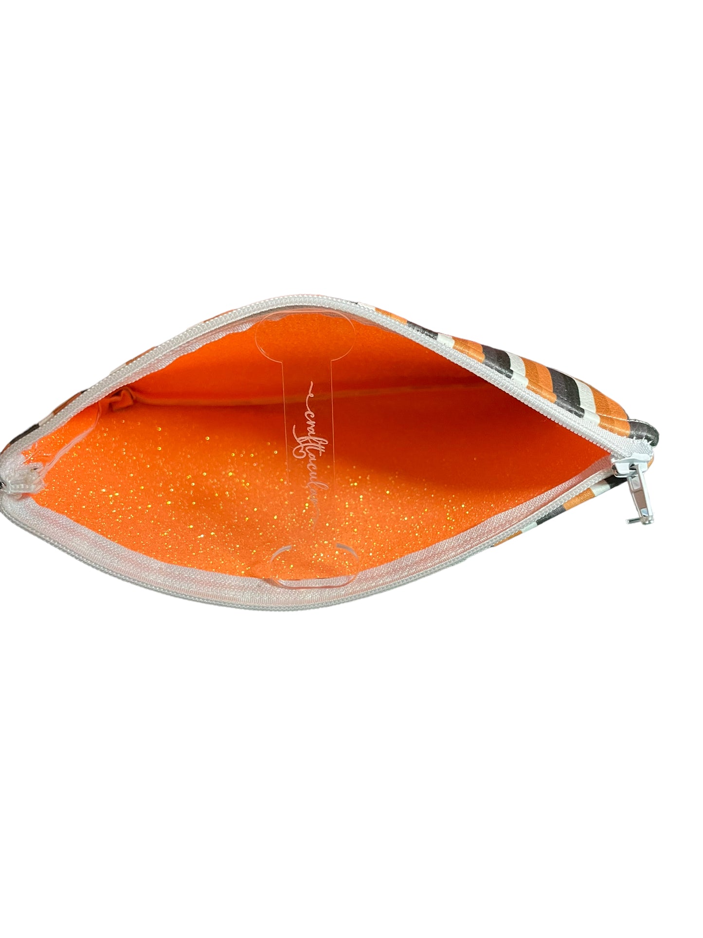 Halloween Stripes Zipper Bag